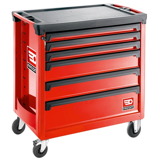 759 x 421 mm Roller Cabinet With 6 Drawers, 4 Modules Per Drawer