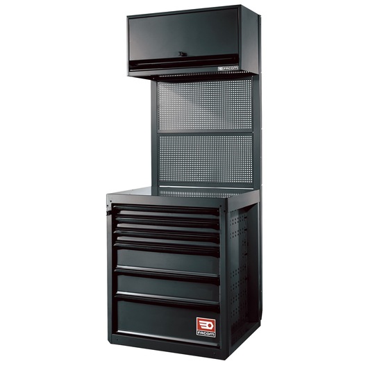 Top Chest With Door, Black