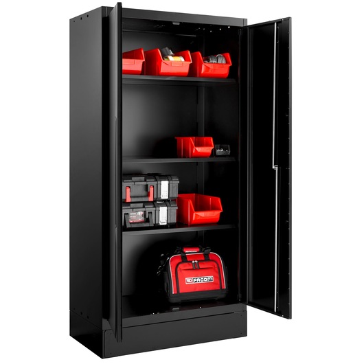 Tall storage cabinet 1000mm RWS2 black