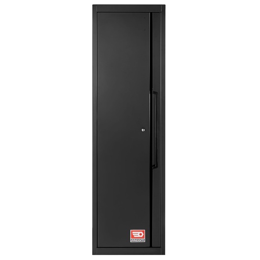 Front view of tall storage cabinet 500mm RWS2 black