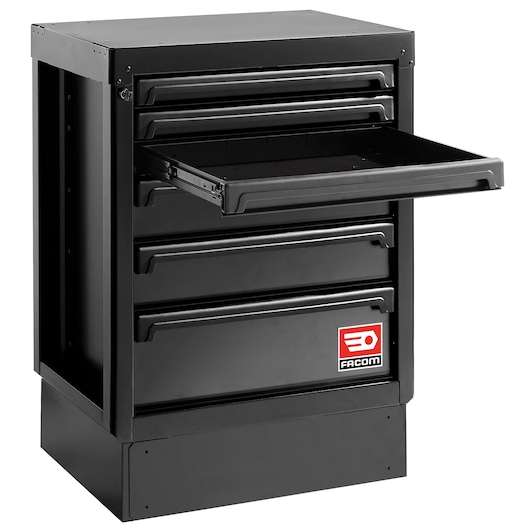 Base unit 6 drawers RWS2 black