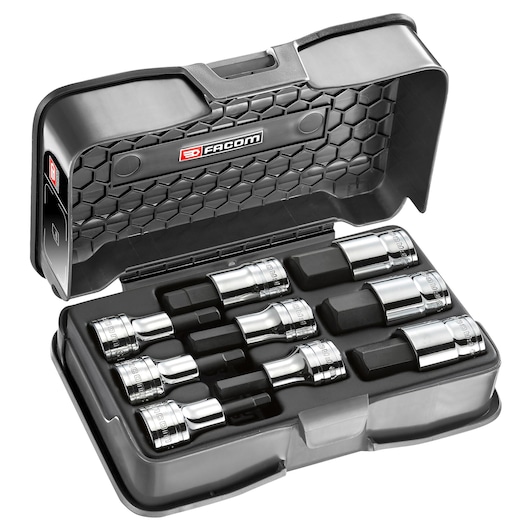 1/2" hexagonal bit socket set, 6 pieces, MBOX