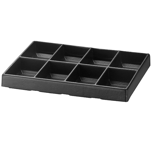 Plastic Storage Tray for Small Parts, 8 Cells-Drawers